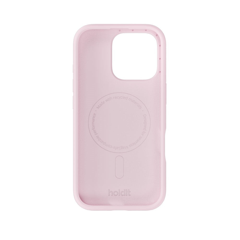 iPhone 16 Pro Holdit Soft Touch MagSafe Silikone Case - Pale Pink