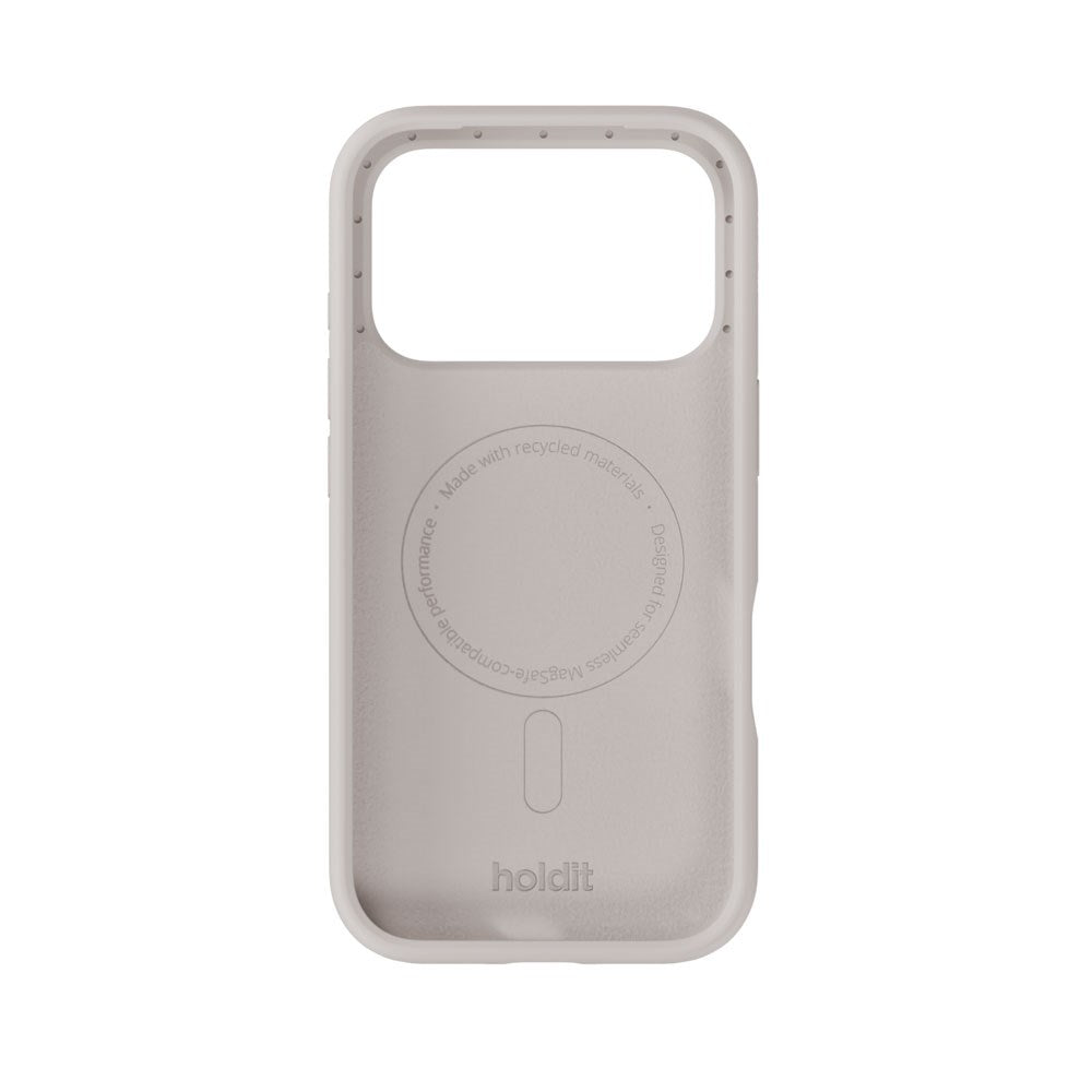 iPhone 17 Pro Holdit Soft Touch MagSafe Silikone Case - Wool Gray