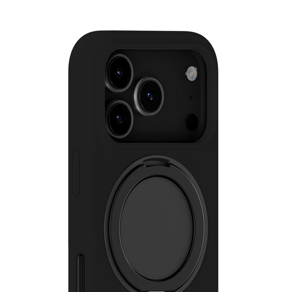 iPhone 18 Pro / 17 Pro Holdit Silikone Stand Case - Black