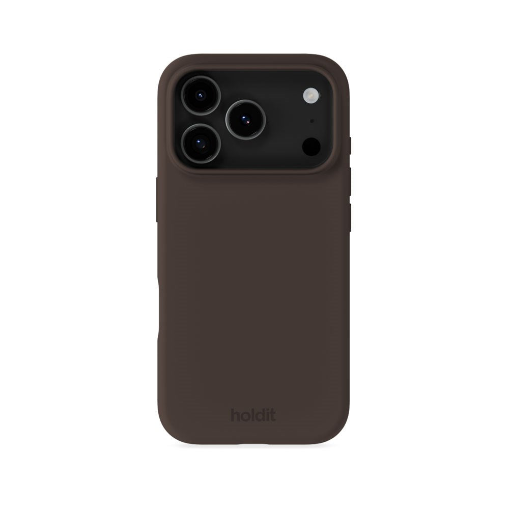 iPhone 18 Pro / 17 Pro Holdit Soft Touch Silikone Case - Chocolate