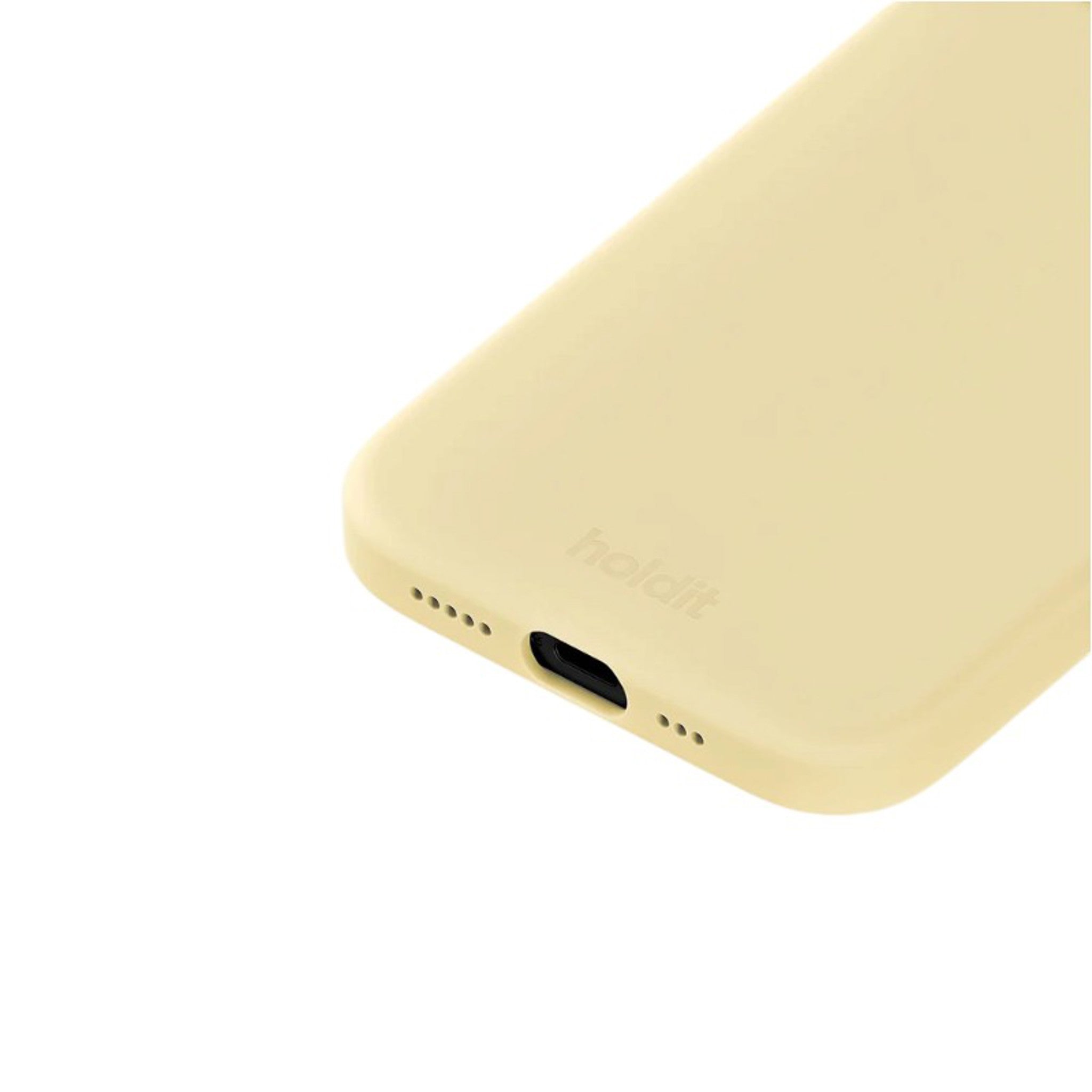 iPhone 14 / 13 Holdit Soft Touch Silikone Case - Butter Yellow