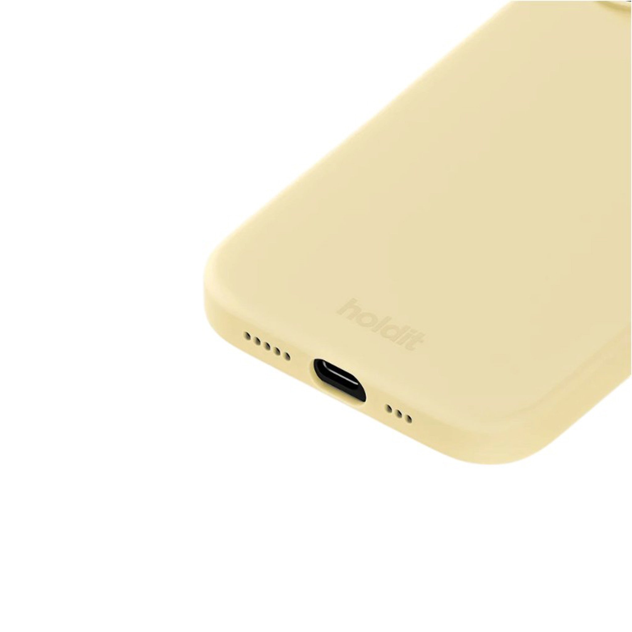 iPhone 16 Holdit Soft Touch Silikone Case - Butter Yellow