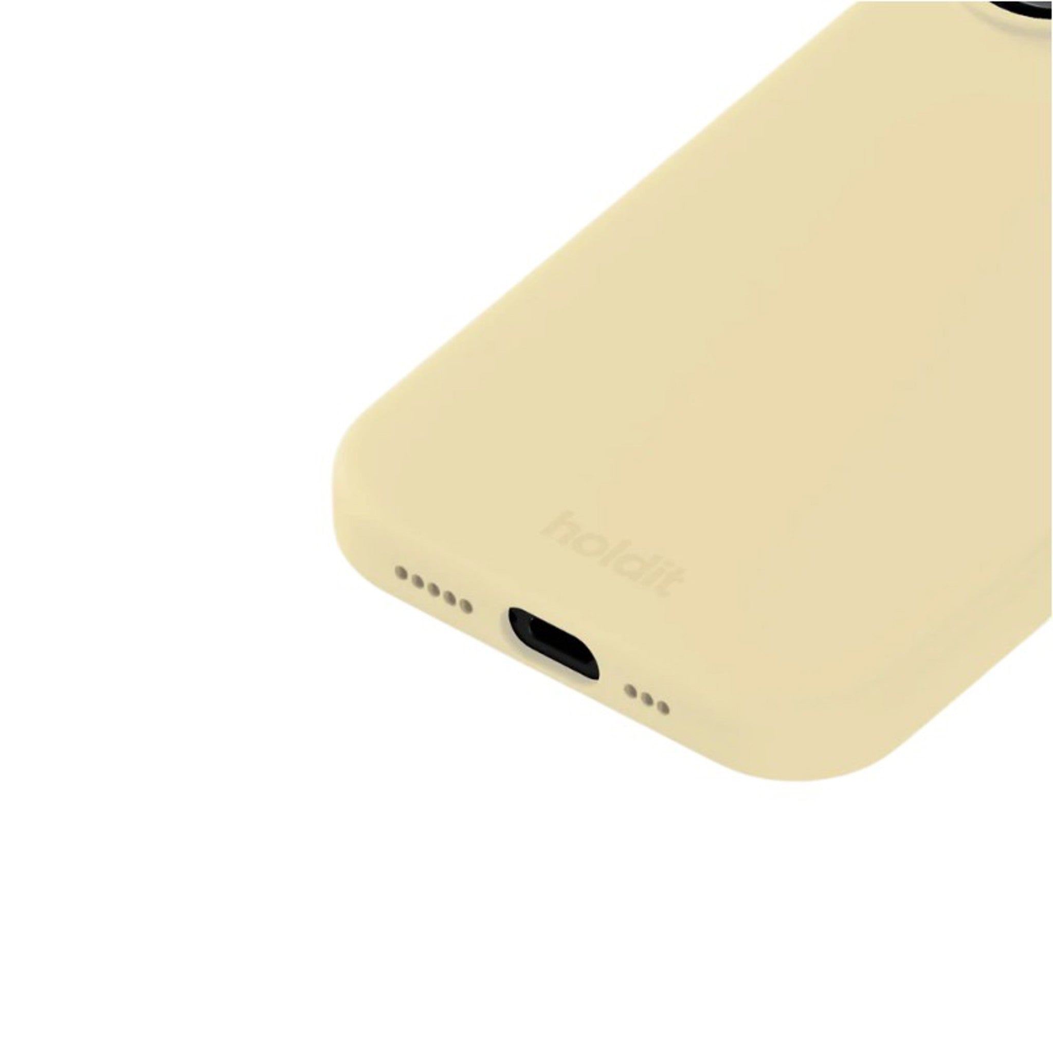 Holdit iPhone 17 Soft Touch Silikone Case - Butter Yellow