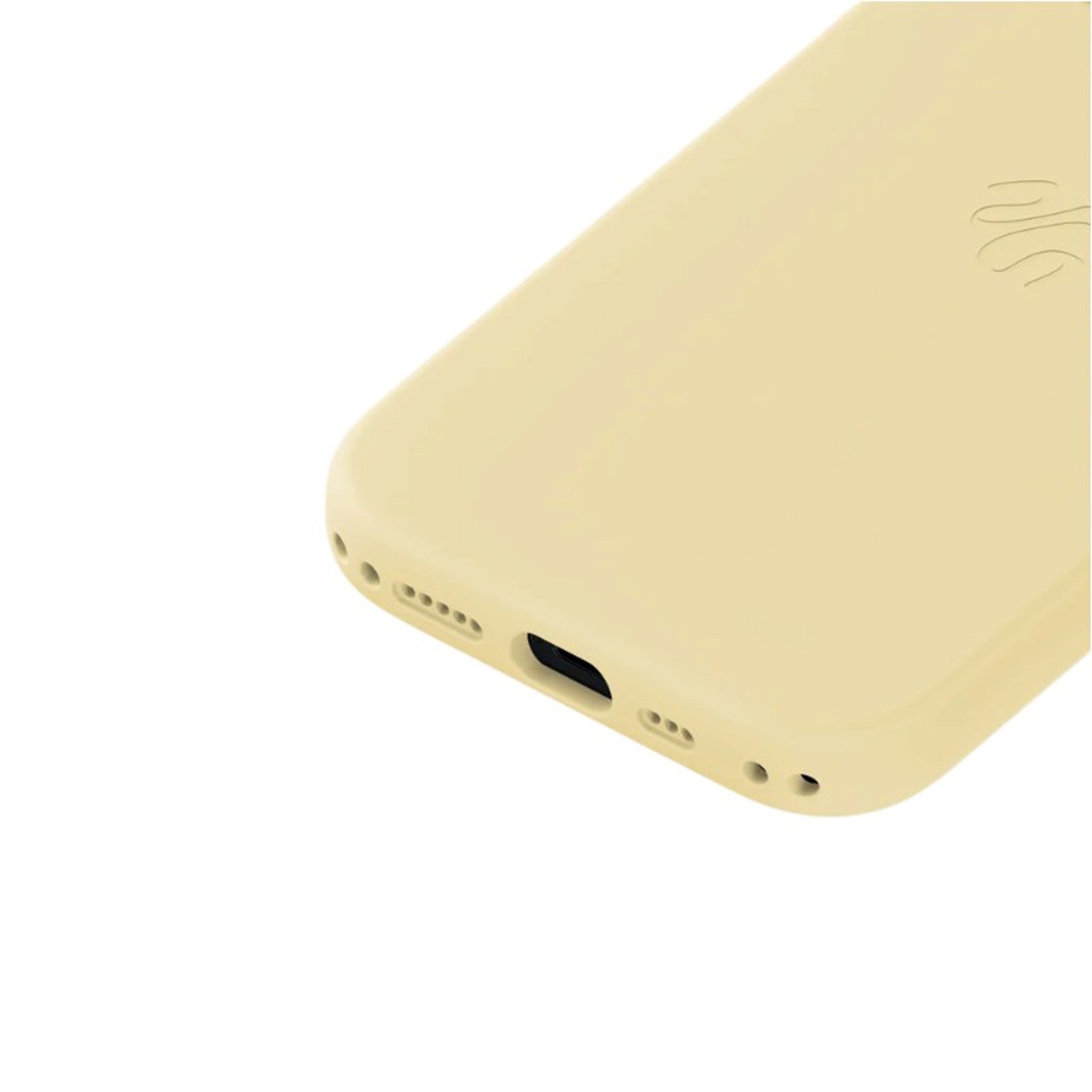 iPhone 17e / 16e / 15 / 14 / 13 Holdit Soft Touch MagSafe Silikone Case - Butter Yellow