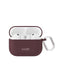 Apple AirPods Pro (3. Gen.) Holdit Silicone Case m. Karabinhage - Bordeaux