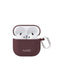 Apple AirPods (5. & 4. Gen.) Holdit Silicone Case m. Karabinhage - Bordeaux