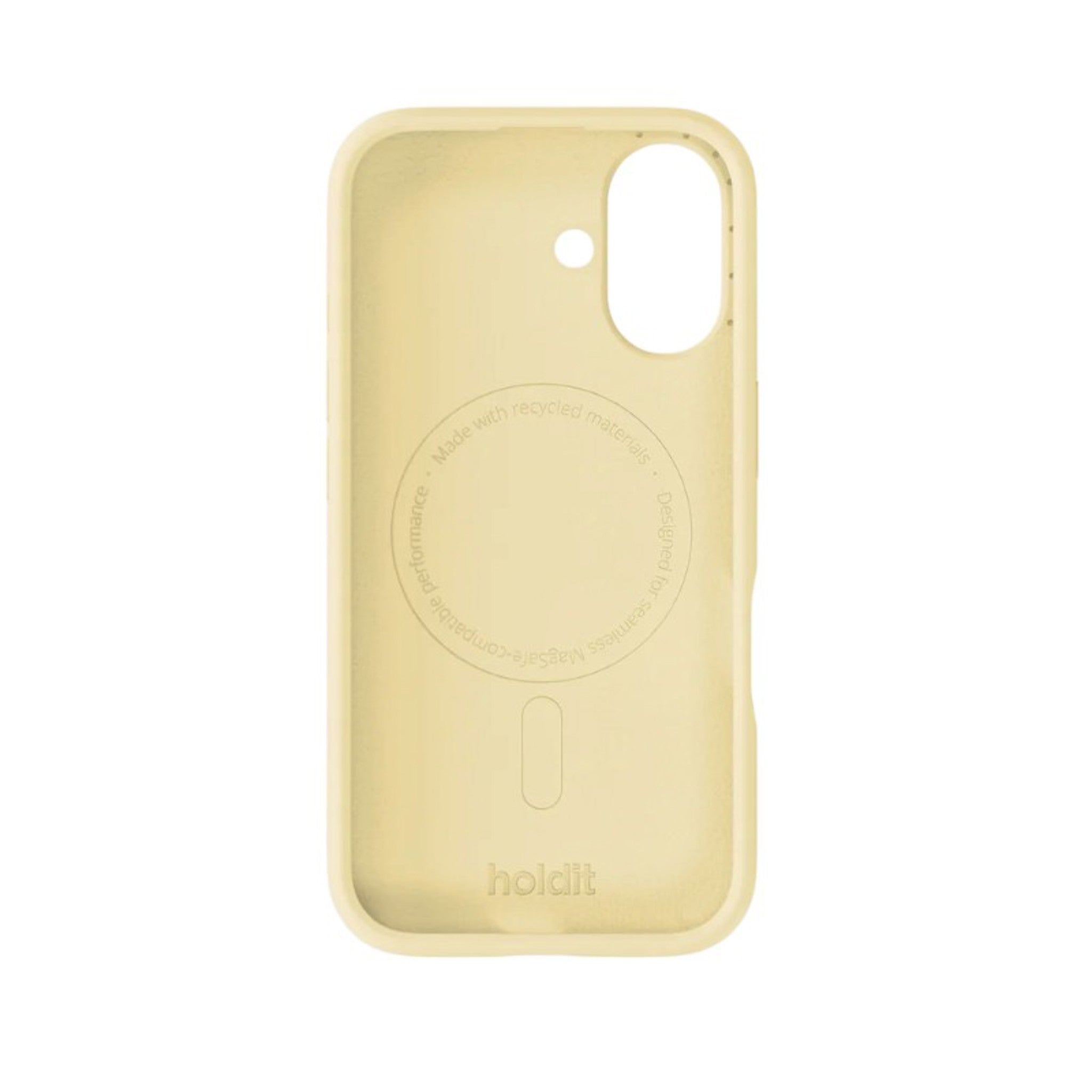 iPhone 16 Holdit Soft Touch MagSafe Silikone Case - Butter Yellow