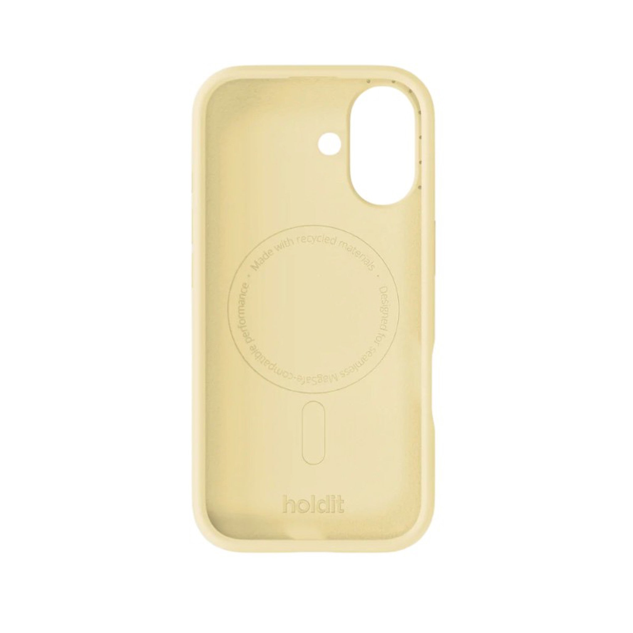 iPhone 17 Holdit Soft Touch MagSafe Silikone Case - Butter Yellow