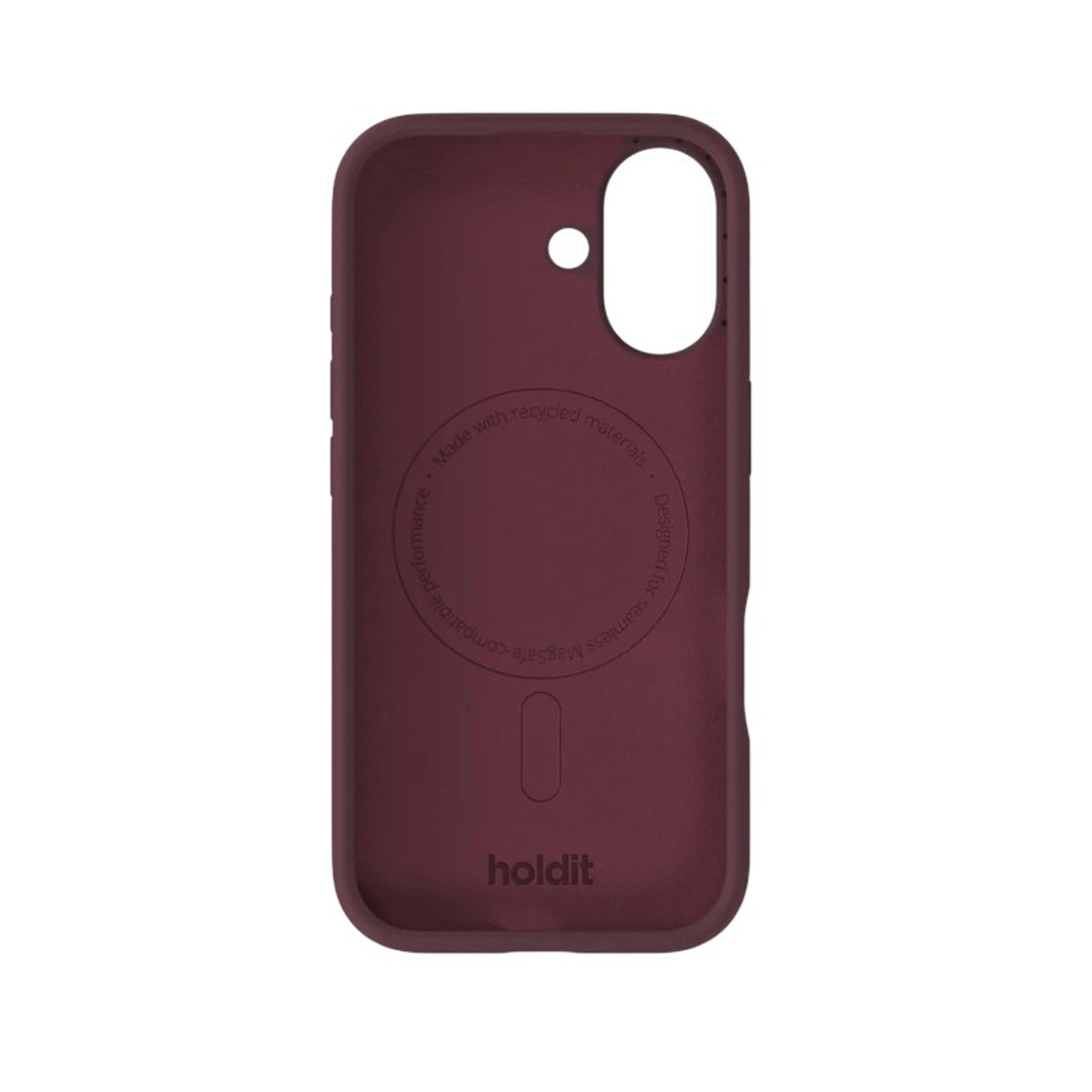 iPhone 17 Holdit Soft Touch MagSafe Silikone Case - Bordeaux