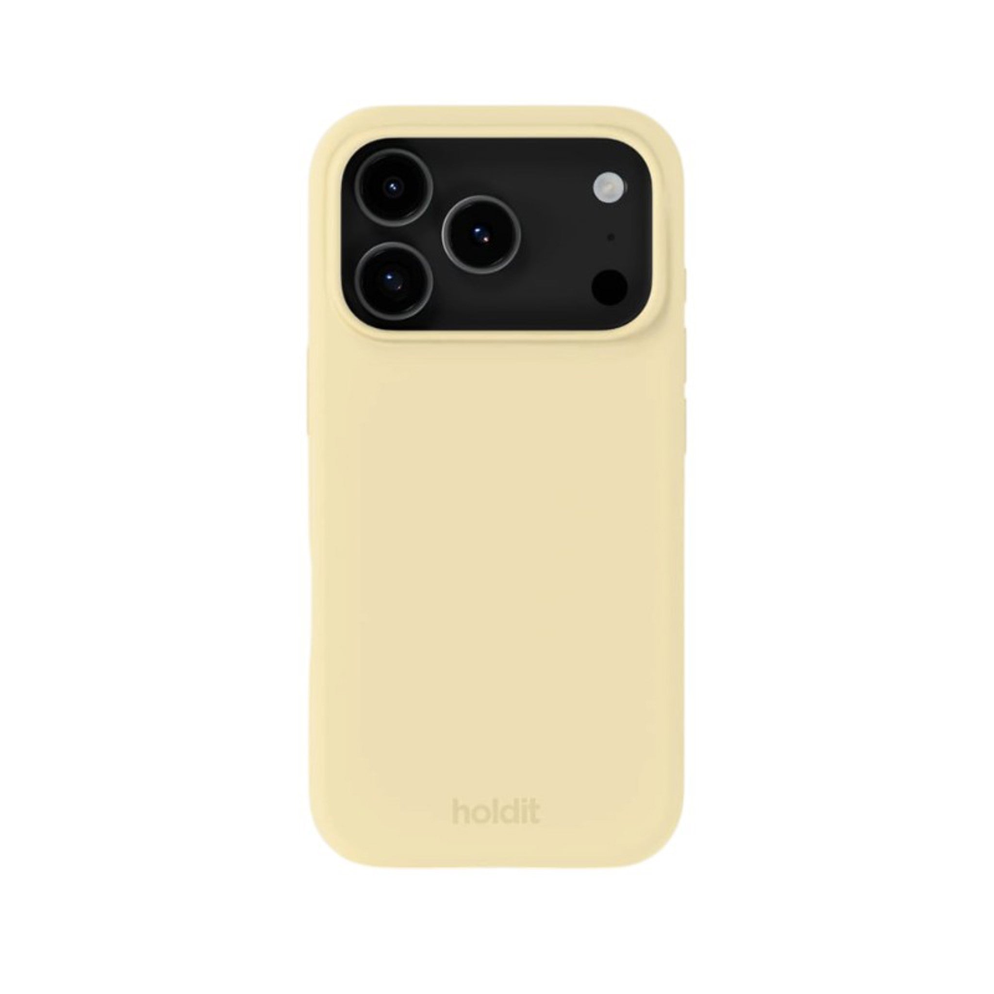 iPhone 18 Pro Max / 17 Pro Max Holdit Soft Touch Silikone Case - Butter Yellow
