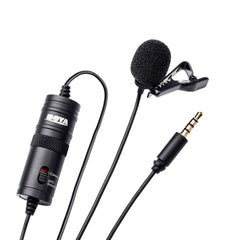 BOYA BY-M1 Clip-On Mikrofon m. 3.5mm Minijack - 6m - Sort