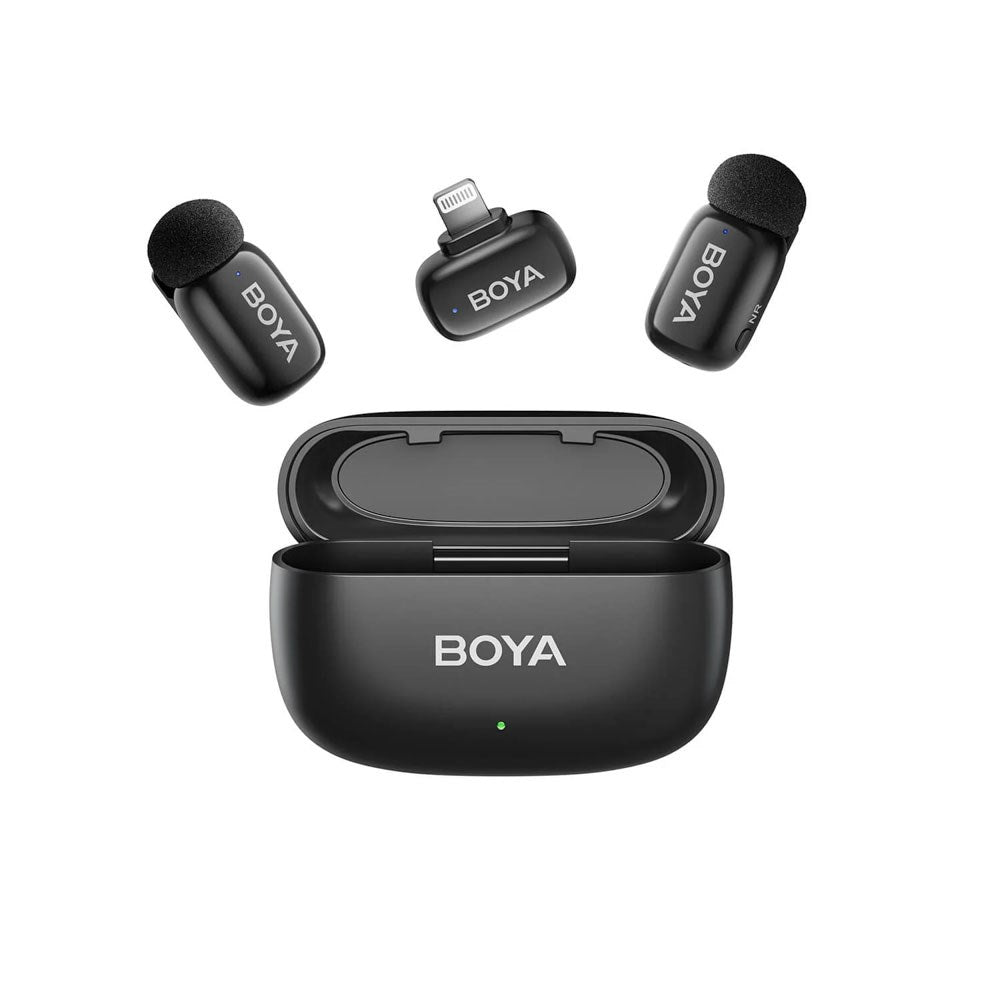 BOYA 15 Mini Trådløs Mikrofon m. Lightning - Sort