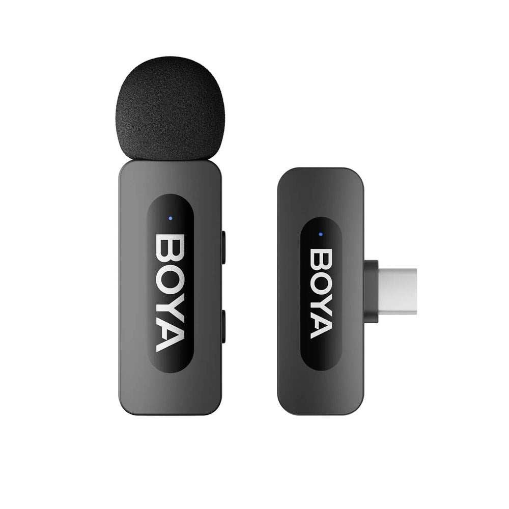 BOYA BY-V10 Trådløs Mikrofon m. USB-C - Sort