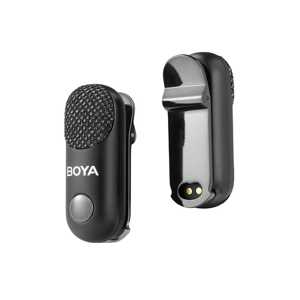 BOYA Magic-02 AI Trådløs Mikrofon - Lightning / USB-C / 3.5mm Minijack - Sort
