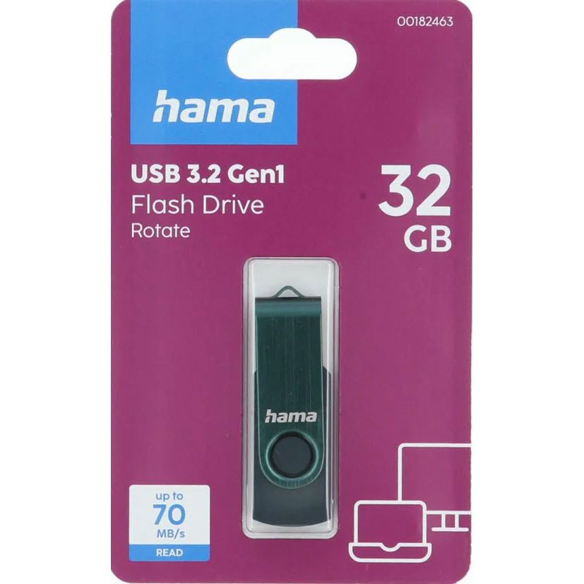 HAMA Roterbar USB-Stik 3.2 - 32GB