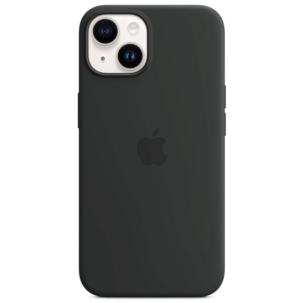 Original Apple iPhone 14 Silikone MagSafe Cover Midnight (MW5R3ZM/A)