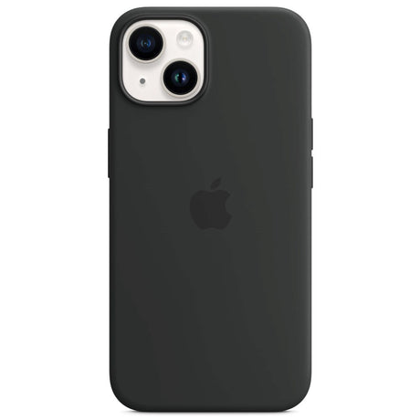 Original Apple iPhone 14 Silikone MagSafe Cover Midnight (MW5R3ZM/A)