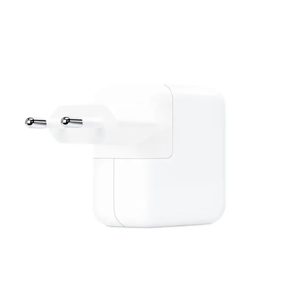 Original Apple 30W Vægoplader m. USB-C - Hvid