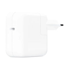 Original Apple 30W Vægoplader m. USB-C - Hvid