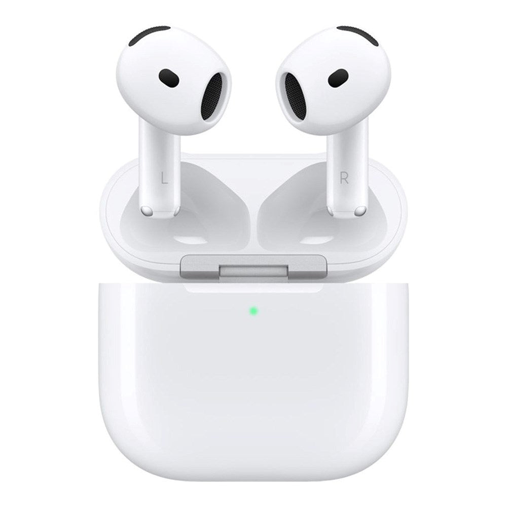 Apple AirPods 4 med Aktiv Støjreduktion In-Ear Headset m. Trådløst Opladningsetui - Hvid