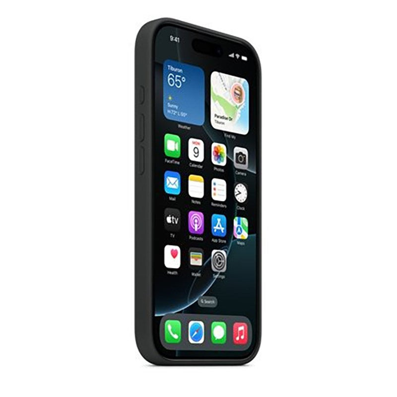 Original Apple iPhone 16 Pro Silikone Cover - MagSafe Kompatibel - Black (MYYJ3ZM/A)