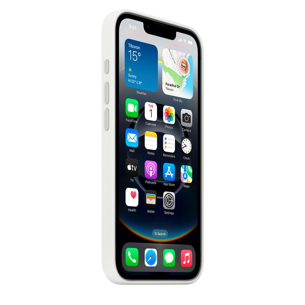 Original Apple iPhone 17e / 16e Silikone Cover - White (MD3P4ZM/A)