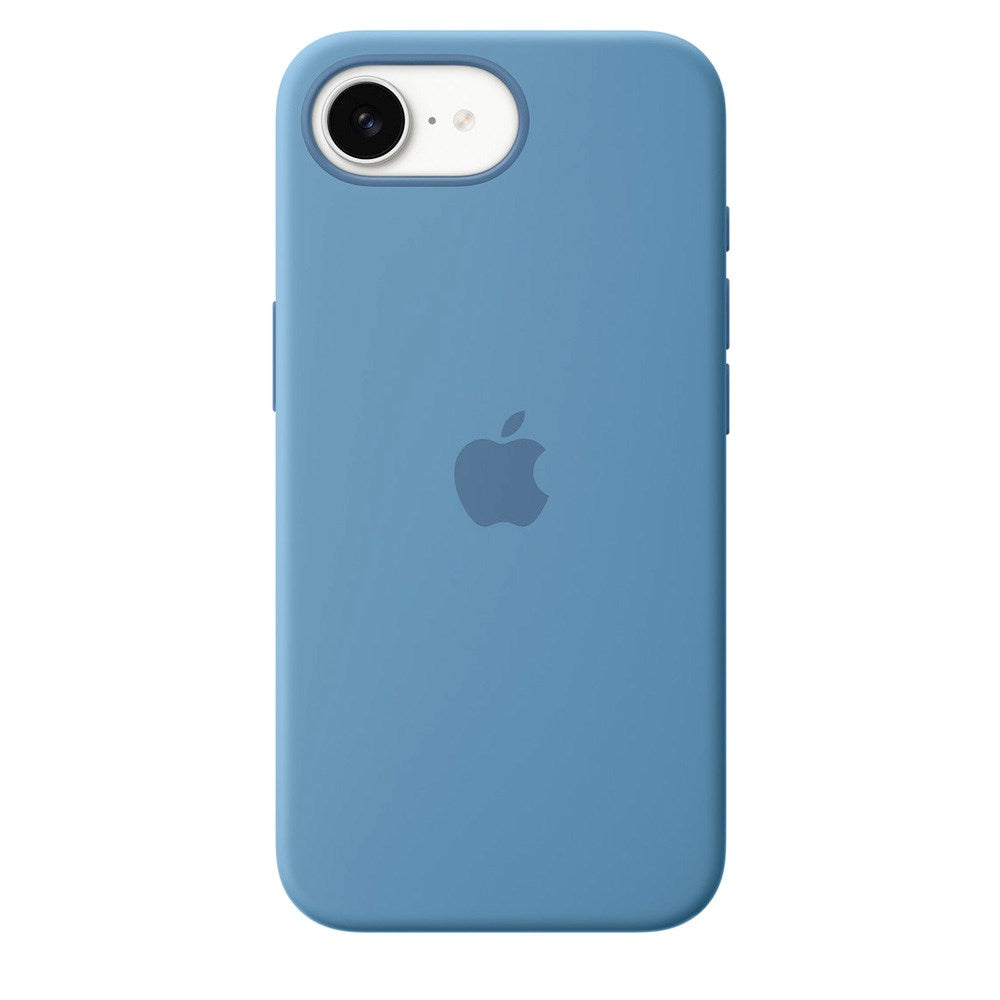Original Apple iPhone 17e / 16e Silikone Cover - Winter Blue (MD3Q4ZM/A)