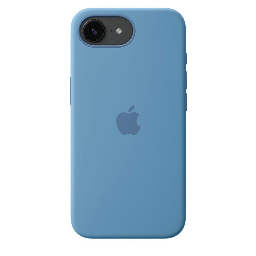 Original Apple iPhone 17e / 16e Silikone Cover - Winter Blue (MD3Q4ZM/A)