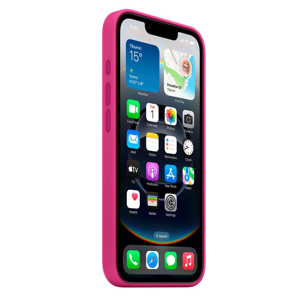 Original Apple iPhone 17e / 16e Silikone Cover - Fuchsia (MD3W4ZM/A)