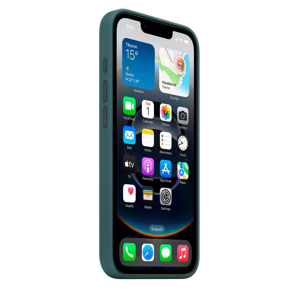 Original Apple iPhone 17e / 16e Silikone Cover - Lake Green (MD3X4ZM/A)