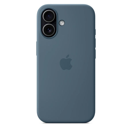 Original Apple iPhone 17 Silicone Case - MagSafe Kompatibel - Anchor Blue (MGEW4ZM/A)