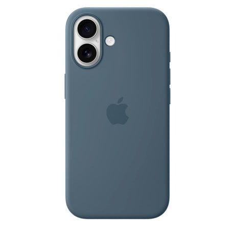 Original Apple iPhone 17 Silicone Case - MagSafe Kompatibel - Anchor Blue (MGEW4ZM/A)