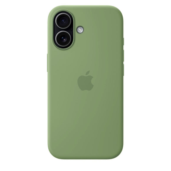 Original Apple iPhone 17 Silicone Case - MagSafe Kompatibel - Light Moss (MGEX4ZM/A)