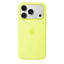 Original Apple iPhone 17 Pro Silicone Case - MagSafe Kompatibel - Neon Yellow (MGFF4ZM/A)
