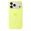 Original Apple iPhone 17 Pro Max Silicone Case - MagSafe Kompatibel - Neon Yellow (MGFM4ZM/A)