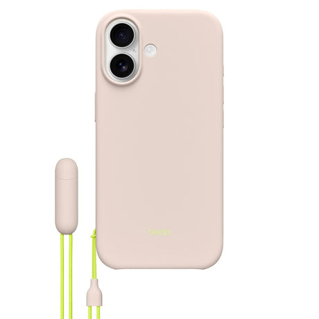 Original Apple Beats iPhone 17 Cover m. Strop - MagSafe Kompatibel - Lime Stone