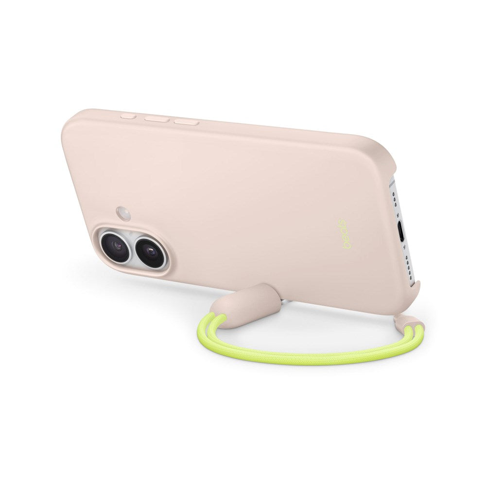 Original Apple Beats iPhone 17 Cover m. Strop - MagSafe Kompatibel - Lime Stone