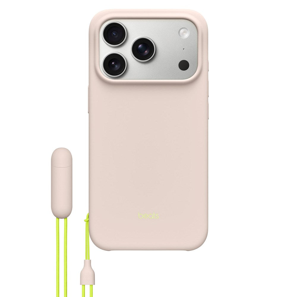 Original Apple Beats iPhone 17 Pro Cover m. Strop - MagSafe Kompatibel - Lime Stone