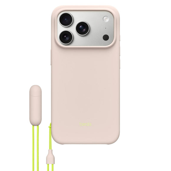 Original Apple Beats iPhone 17 Pro Cover m. Strop - MagSafe Kompatibel - Lime Stone