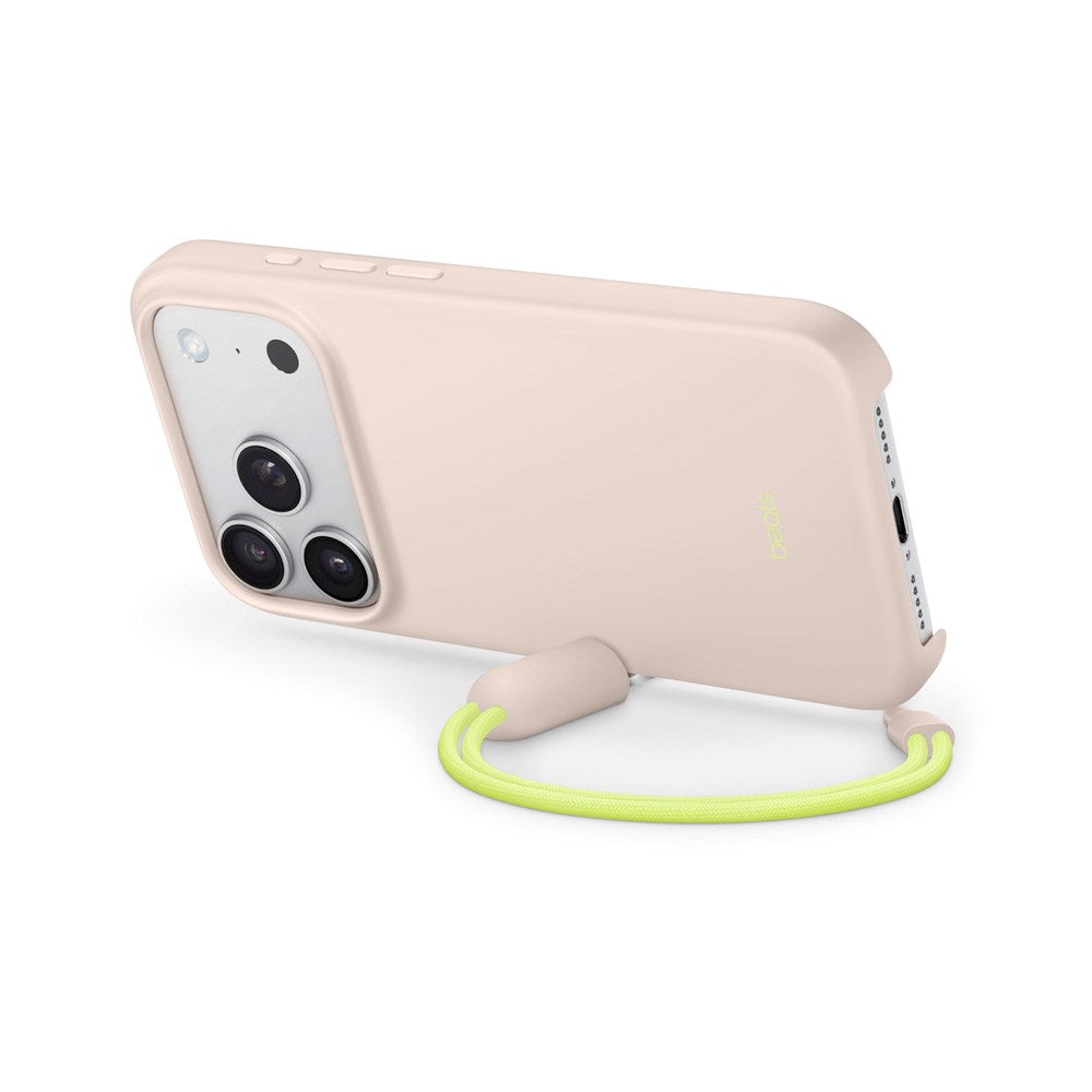 Original Apple Beats iPhone 17 Pro Cover m. Strop - MagSafe Kompatibel - Lime Stone