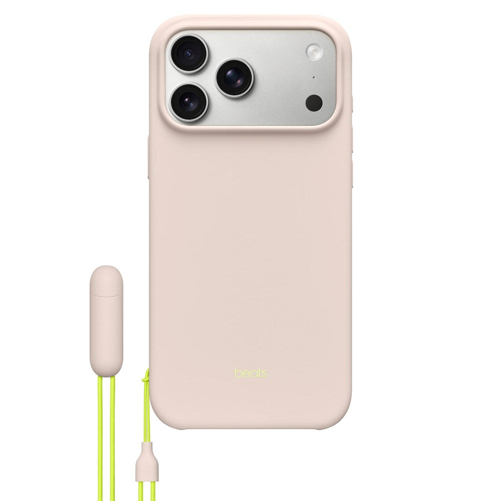 Original Apple Beats iPhone 17 Pro Max Cover m. Strop - MagSafe Kompatibel - Lime Stone