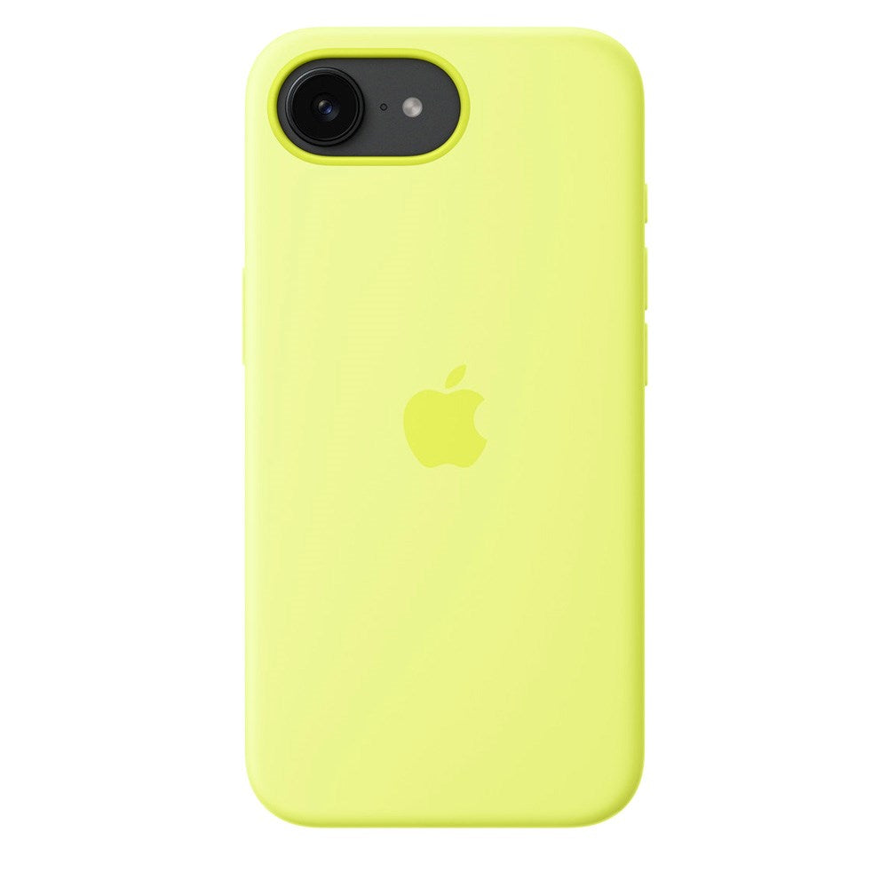 Original Apple iPhone 17e / 16e Silikone Cover - Neon Yellow (MGYW4ZM/A)