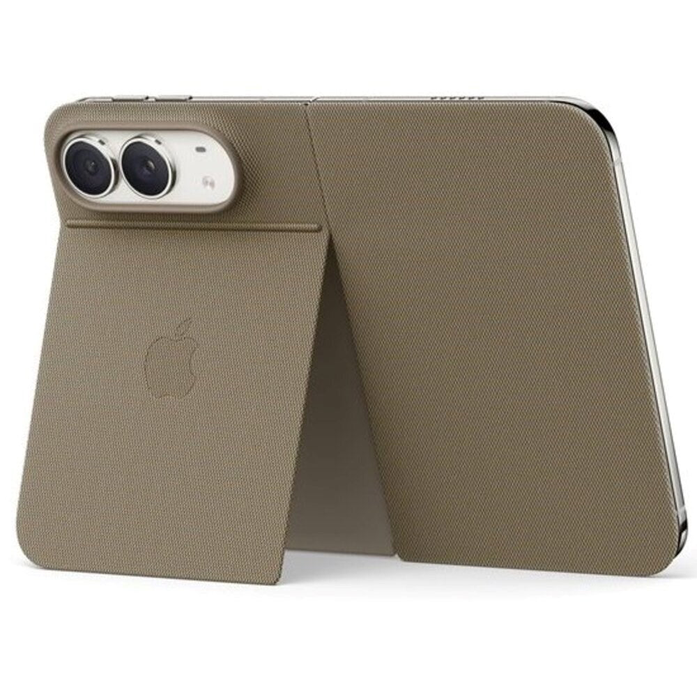 iPhone Duo Original Apple Folio Case m. Kickstand - MagSafe Kompatibel - Taupe (MKR64ZM/A)
