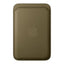 Original Apple FineWoven Wallet - MagSafe Kompatibel - Dark Olive (MK9K4ZM/A)