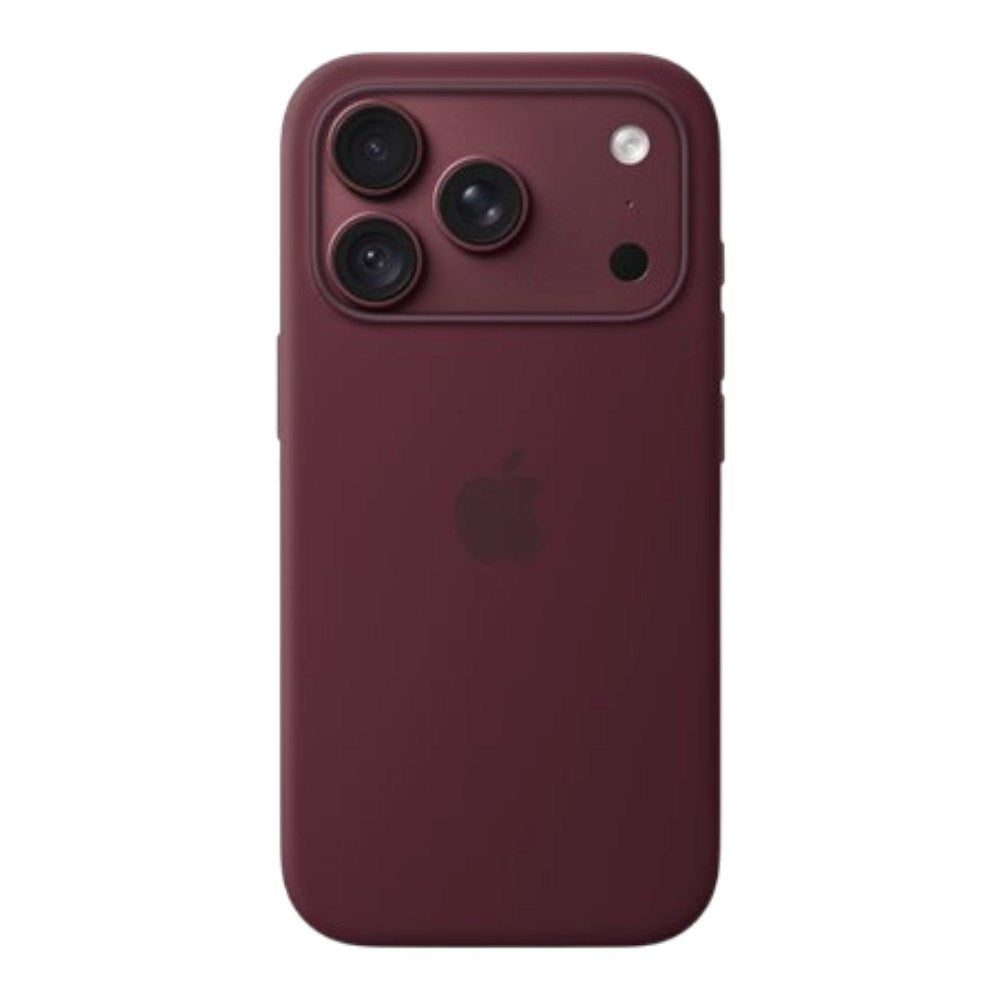 Original Apple iPhone 18 Pro Silicone Case - MagSafe Kompatibel - Burgundy (MK8U4ZM/A)