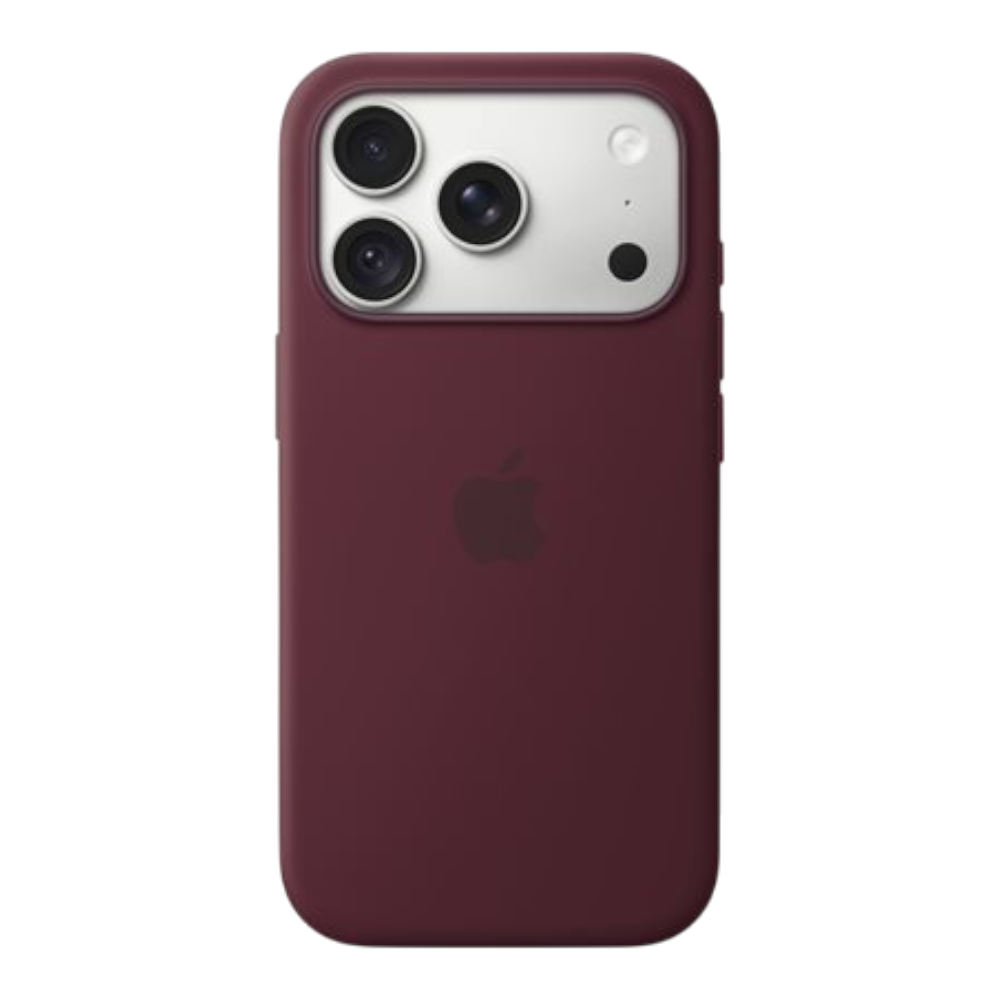 Original Apple iPhone 18 Pro Silicone Case - MagSafe Kompatibel - Burgundy (MK8U4ZM/A)