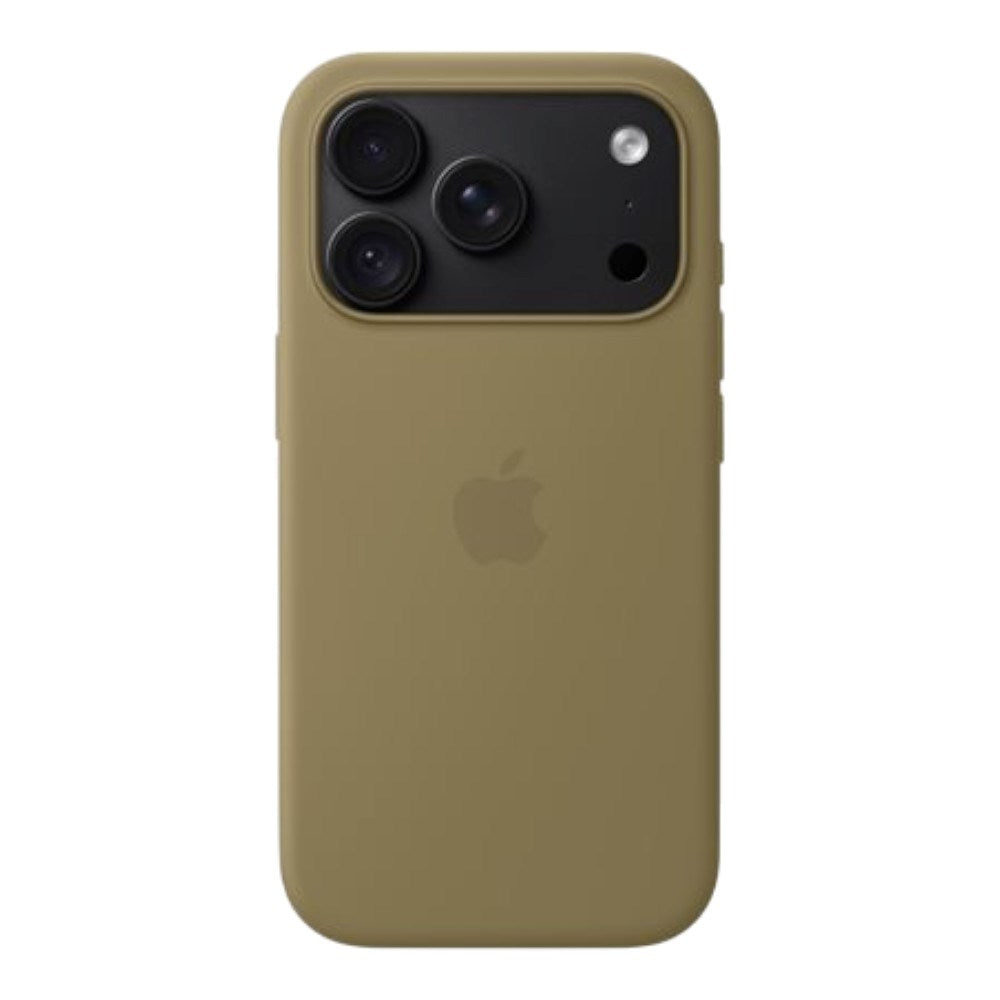 Original Apple iPhone 18 Pro Silicone Case - MagSafe Kompatibel - Olive (MK8V4ZM/A)