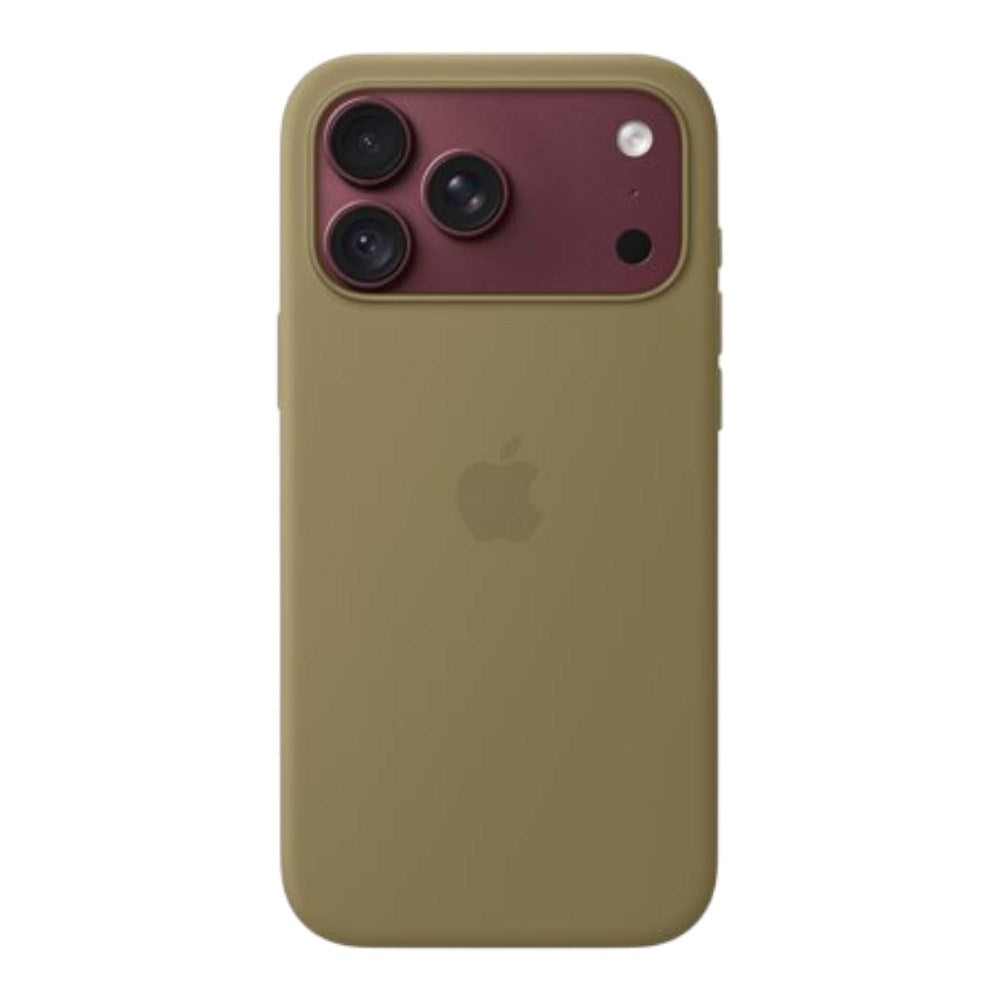 Original Apple iPhone 18 Pro Max Silicone Case - MagSafe Kompatibel - Olive (MK924ZM/A)