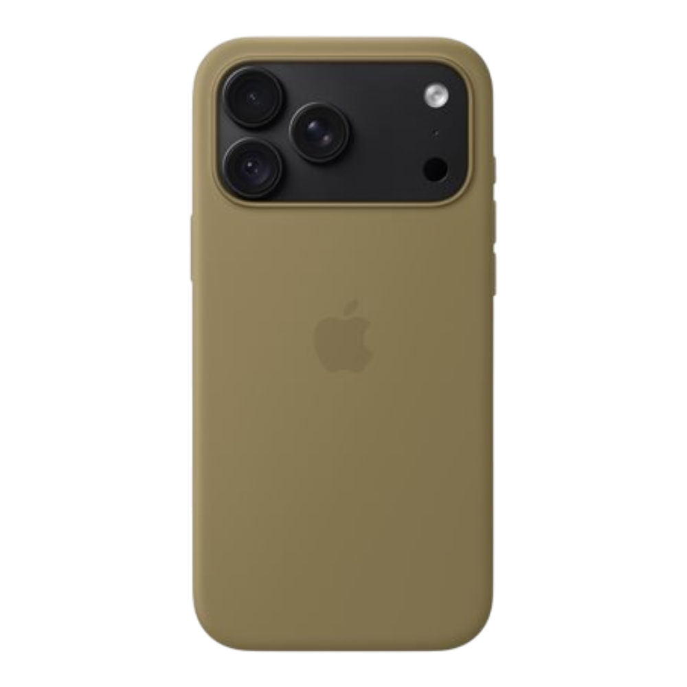 Original Apple iPhone 18 Pro Max Silicone Case - MagSafe Kompatibel - Olive (MK924ZM/A)