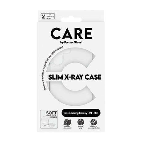 CARE by PanzerGlass Samsung Galaxy S24 Ultra FASHION X-Ray Soft Basic Case - Transparent